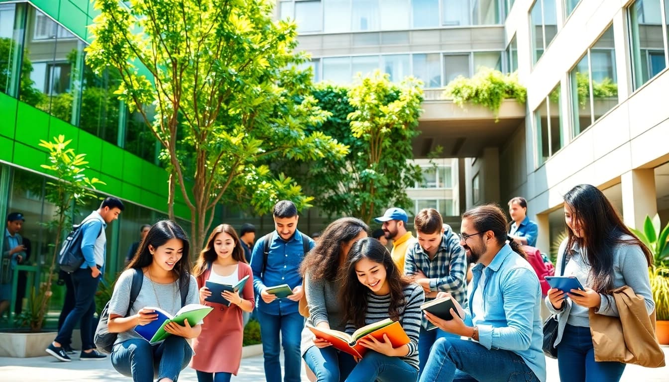 Explore how to apply to İstanbul Medipol University, featuring diverse students collaborating on campus.