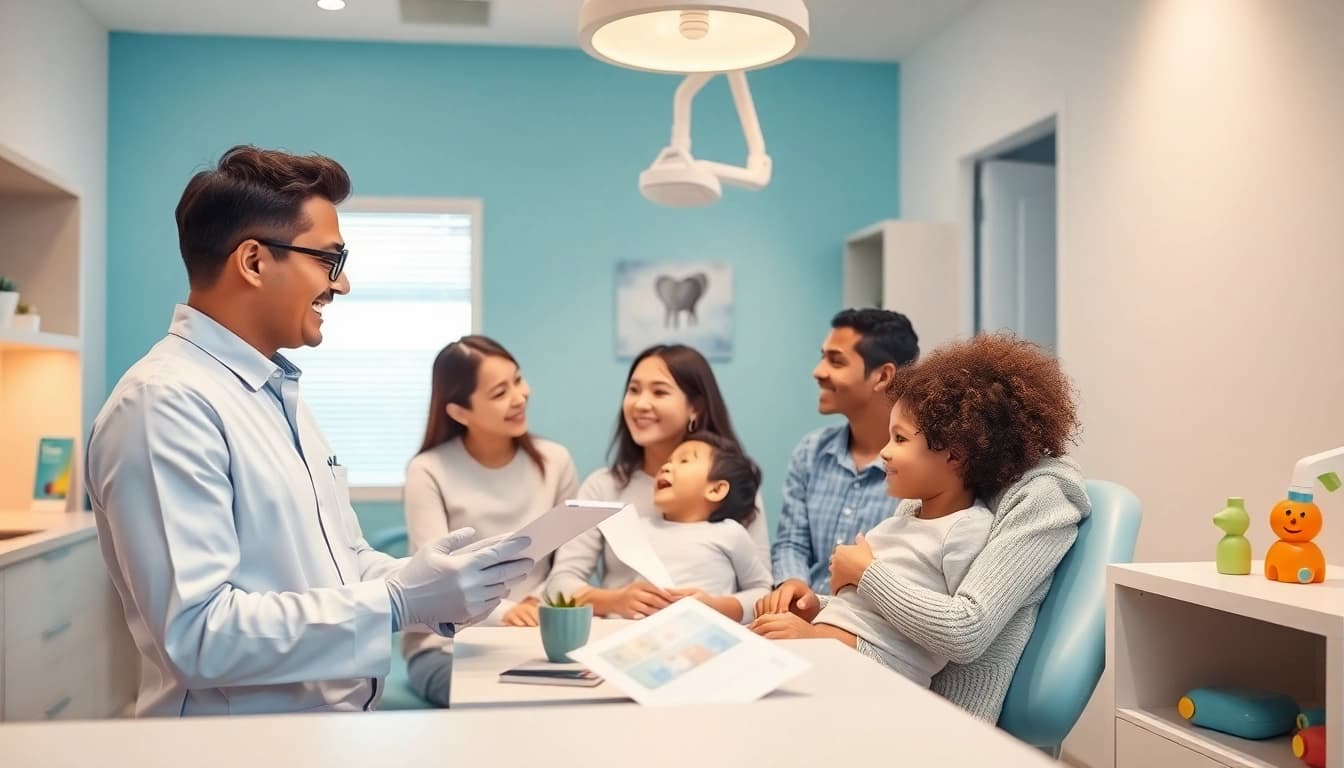 Affordable dental care in Kepong illustrated in a welcoming dental clinic.