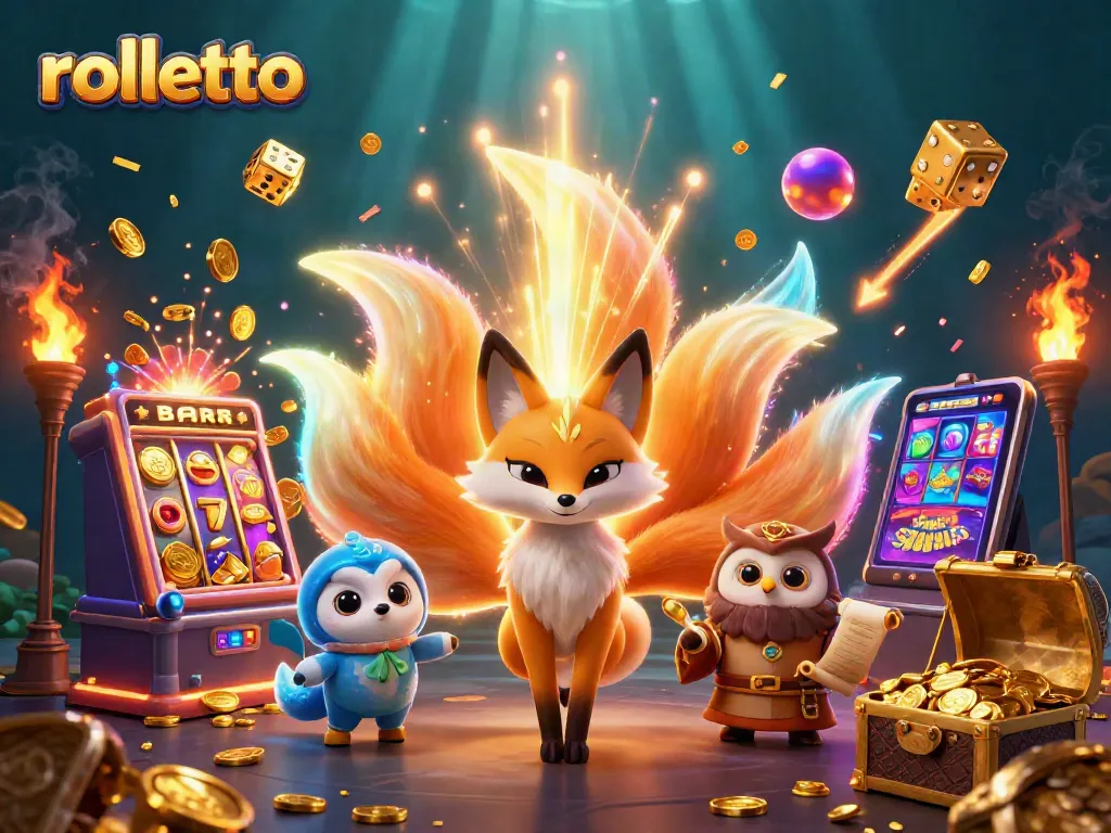 Win big at rolletto with vibrant slot machines, exciting bonuses, and colorful game elements.