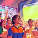Thrill of betting at Thabet with diverse bettors enjoying the game.