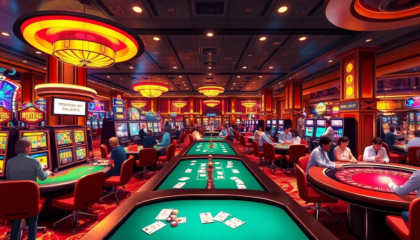 Experience the thrill of high-stakes gambling at https://nhacaiuytin.place/, featuring vibrant casino tables and exciting gameplay.