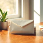 A5 window envelopes elegantly displayed in a bright workspace, showcasing organization and creativity.