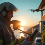 Discover Leak Detection Cornwall solutions with a technician using advanced acoustic tools.
