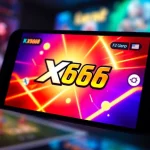 X666 game app interface showcasing engaging gameplay and vibrant graphics on a smartphone.