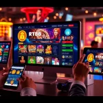 Exciting TT88 online gambling interface with users engaging on multiple devices, showcasing a modern, interactive experience.