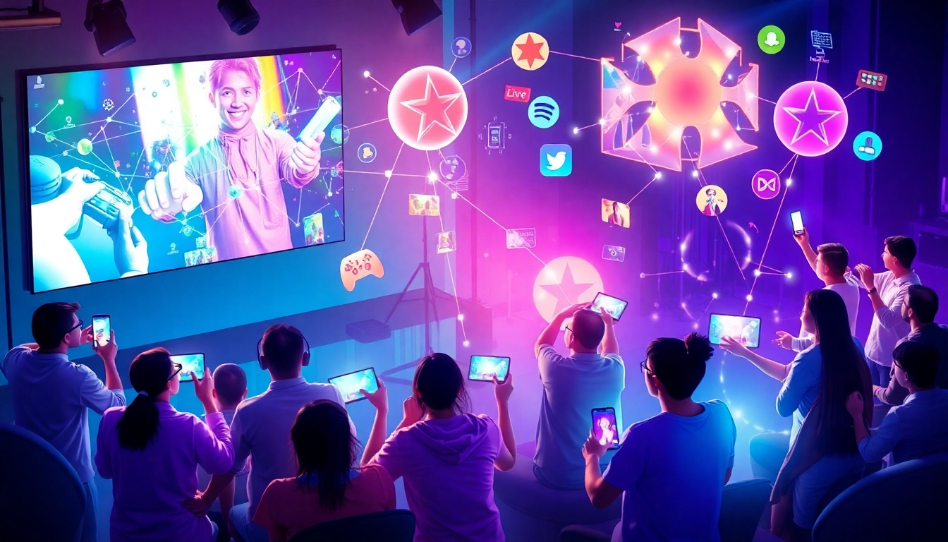 KJC AC 2 - Interactive digital entertainment ecosystem with gamers enjoying diverse platforms