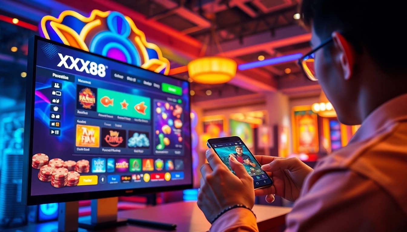 Experience the excitement of online gaming with XX88's innovative platform showcasing engaging games.