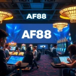 Engaging scene showcasing players at af88 com enjoying diverse online betting options in a modern setup.