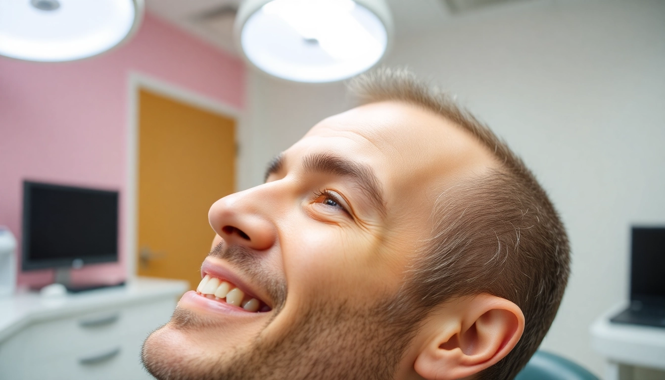 Showcase of カミノクリニック 植毛 口コミ results in a bright clinic environment, highlighting patient satisfaction.