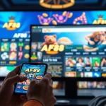 AF88 online casino interface showcasing vibrant sports and casino betting games.