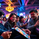 Exciting MV88 game experience with diverse players engaged in dynamic online gaming.
