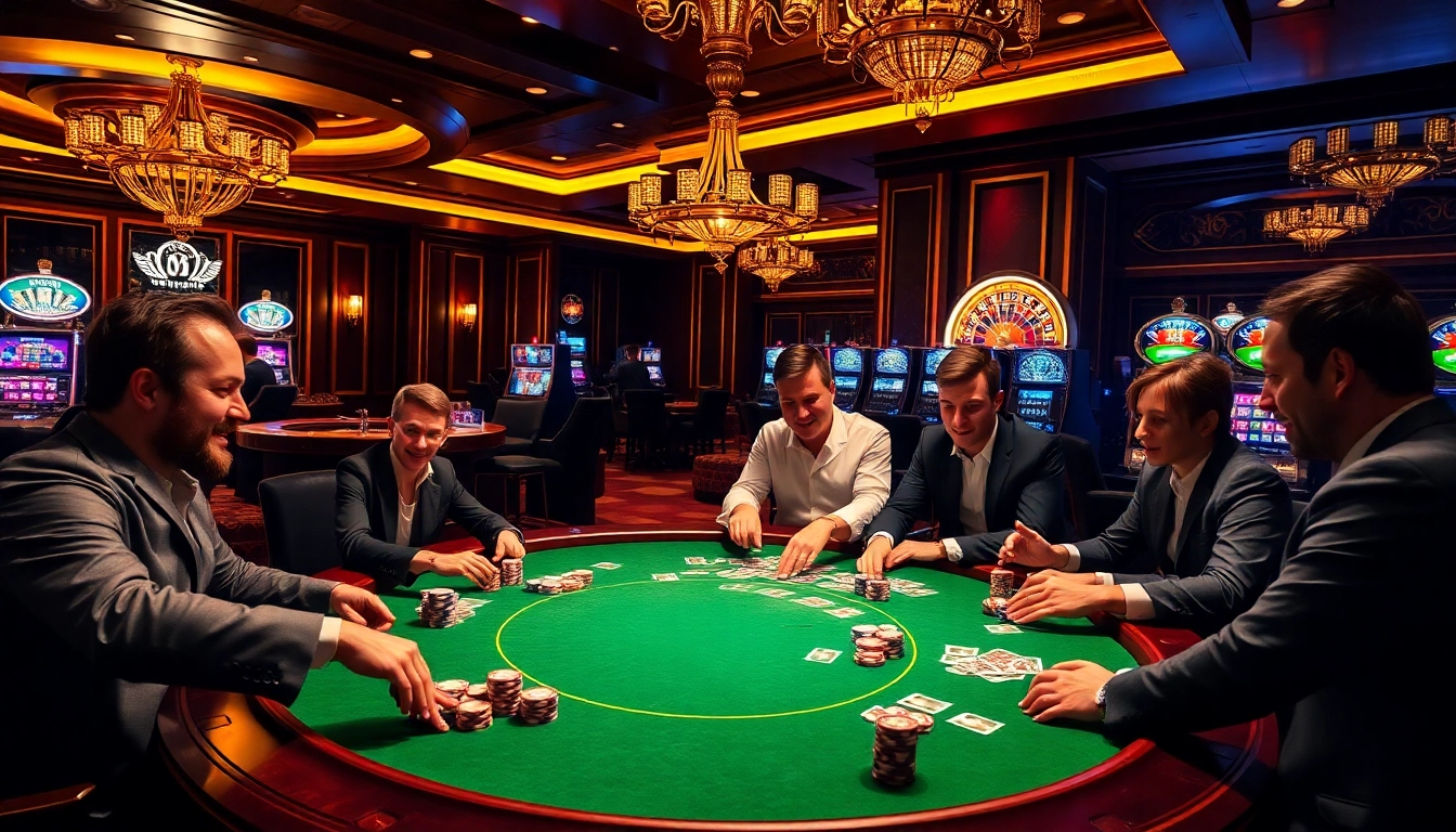 Experience high-stakes gaming at https://8xx.today/ with an engaging poker table and luxurious casino ambiance.