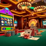 Experience the thrill of Slot Terpercaya with vibrant casino elements and high-quality gaming.