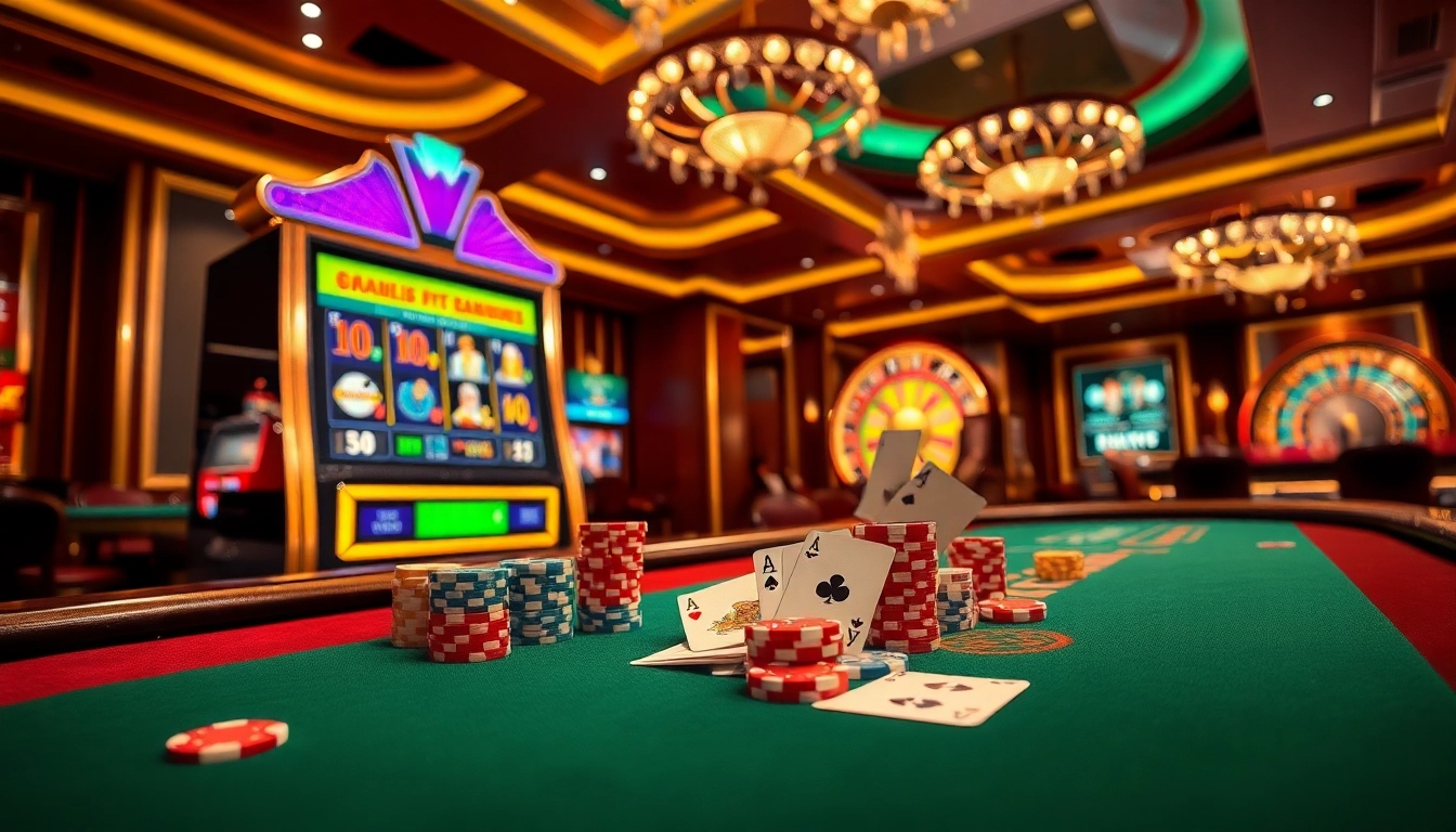 Experience the thrill of Slot Terpercaya with vibrant casino elements and high-quality gaming.