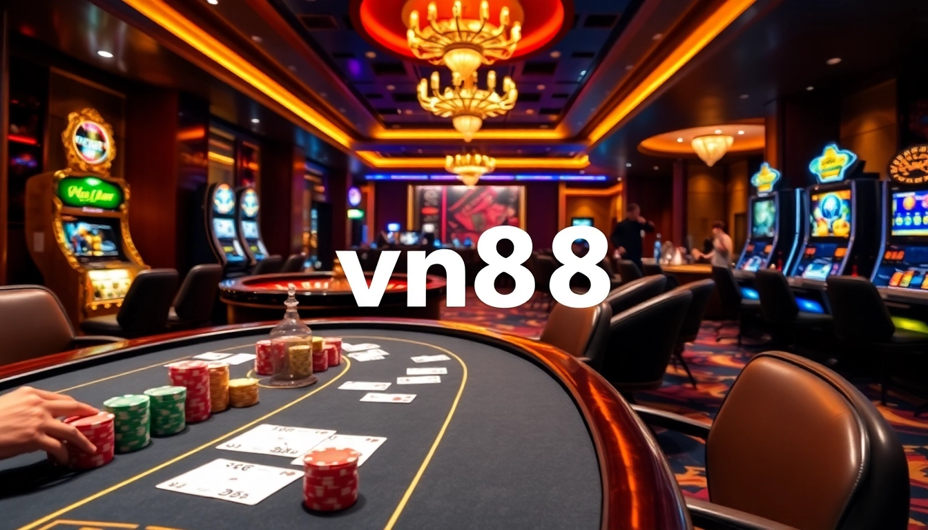 Experience excitement at the vn88 casino with thrilling poker, roulette, and slot games.