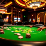 MM88 poker table with colorful chips and cards, highlighting excitement in online gambling.