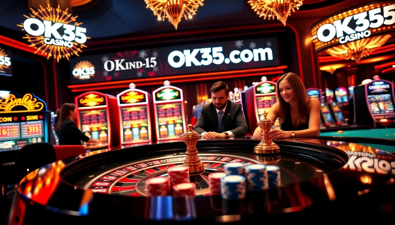 Experience the thrill of betting at OK365 com with vibrant casino games and luxurious ambiance.