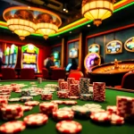 Experience the thrill of betting with 7m cn at a vibrant casino table.