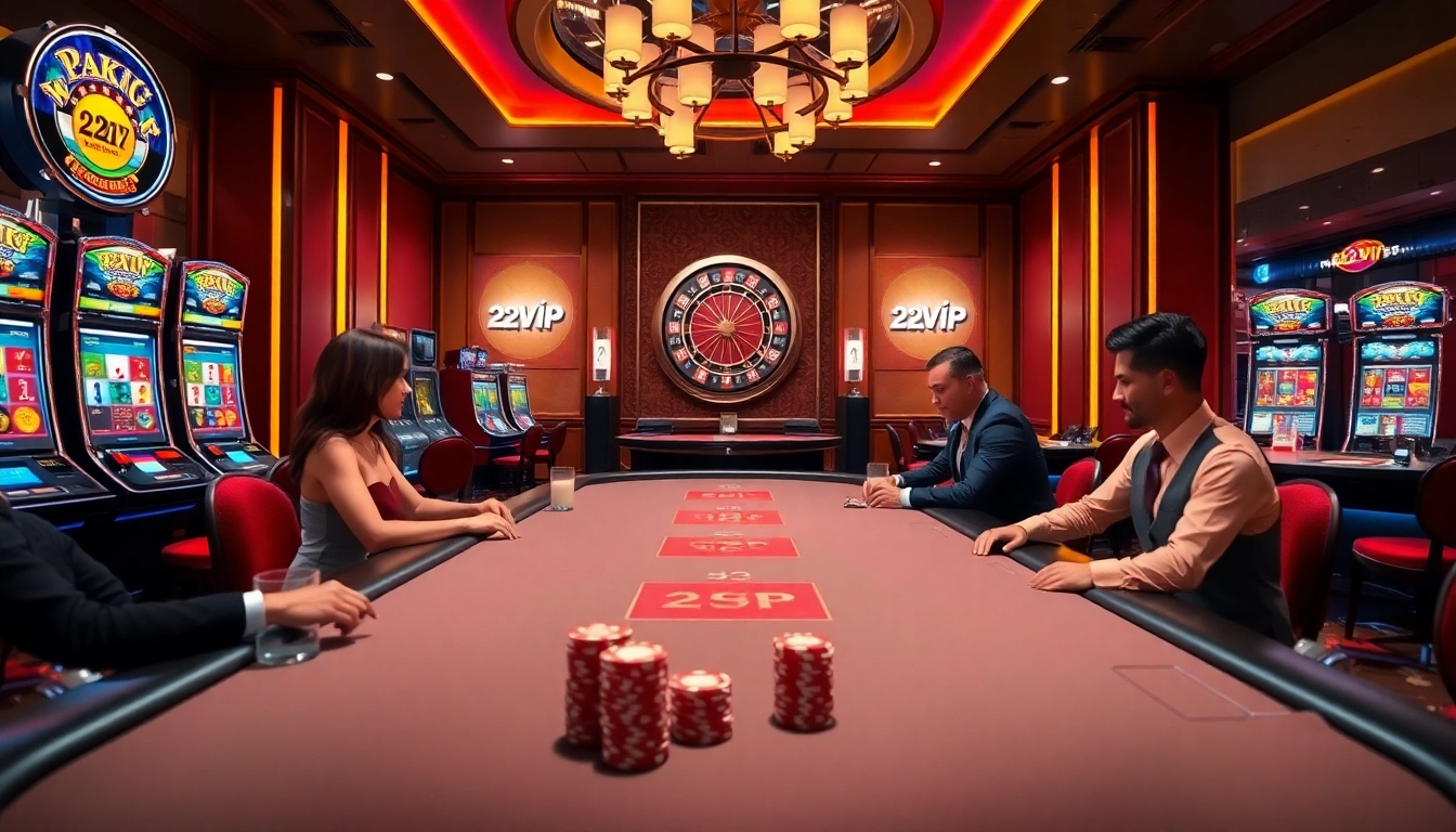 Experience the thrill of 22VIP with vibrant casino games and exciting betting action.