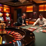 Experience the thrill of gambling at https://rr88.lat/ with vibrant casino visuals showcasing roulette and poker excitement.