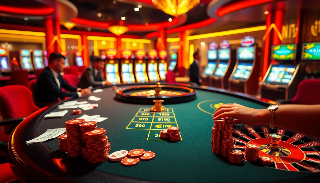 Experience the thrill of S8 at a luxurious casino table with vibrant colors and high-stakes excitement.