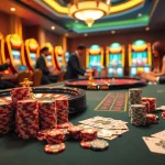 Players enjoying a thrilling game of poker at MB66 casino with vibrant atmosphere.