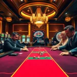 Engaged players at a poker table showcasing thrilling action at https://rikvip1.top/ with high-stakes excitement.