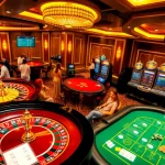 Khela88 casino players enjoying thrilling games at a vibrant and luxurious gaming environment.