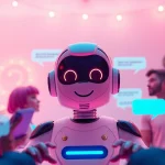 AI sex chat: Engaging chatbot in a friendly virtual chat interface.