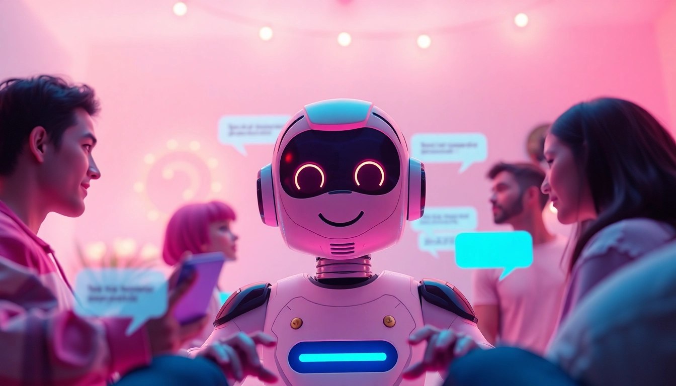 AI sex chat: Engaging chatbot in a friendly virtual chat interface.