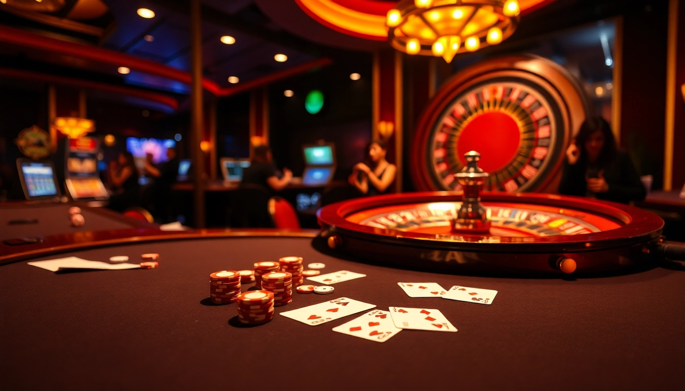 Engaging gamblers at the poker table and roulette wheel on https://99win1.us.com/.