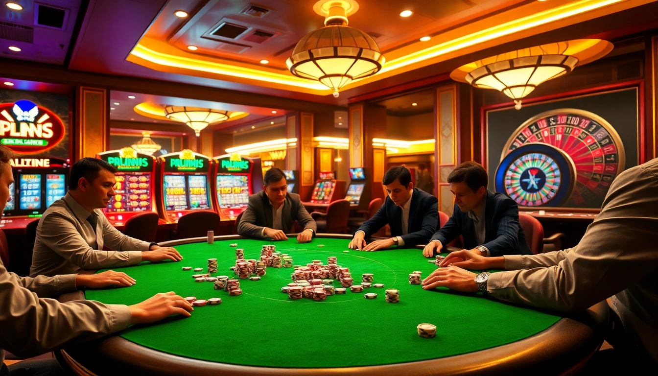 Exciting poker game scene at https://marvelbet.site/ with vibrant chips and classic casino atmosphere.