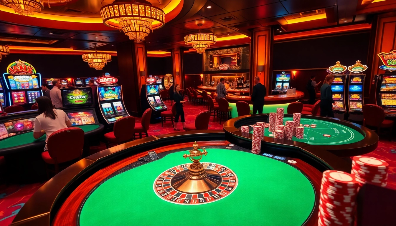 Experience the thrill of gambling at luck8 with vibrant casino games and lively players.