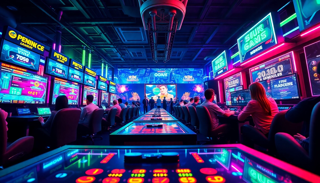 Engaging digital gaming scene depicting players enjoying the LC88 Game with vibrant colors and action.