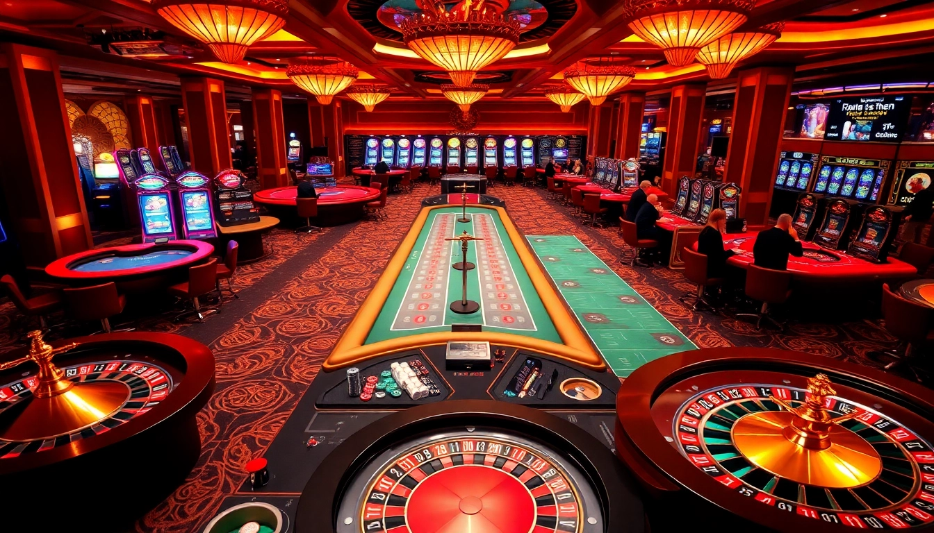Experience exciting gameplay at thabethome com with luxurious casino elements and vibrant gaming action.
