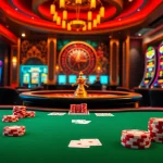 Playing poker with professional dealers at hay88.page, a luxurious online casino experience.