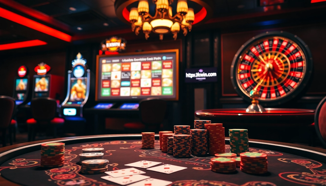 Experience the excitement of gambling at https://kkwin.co.com/ with luxurious poker tables, vibrant slot machines, and thrilling roulette wheels.