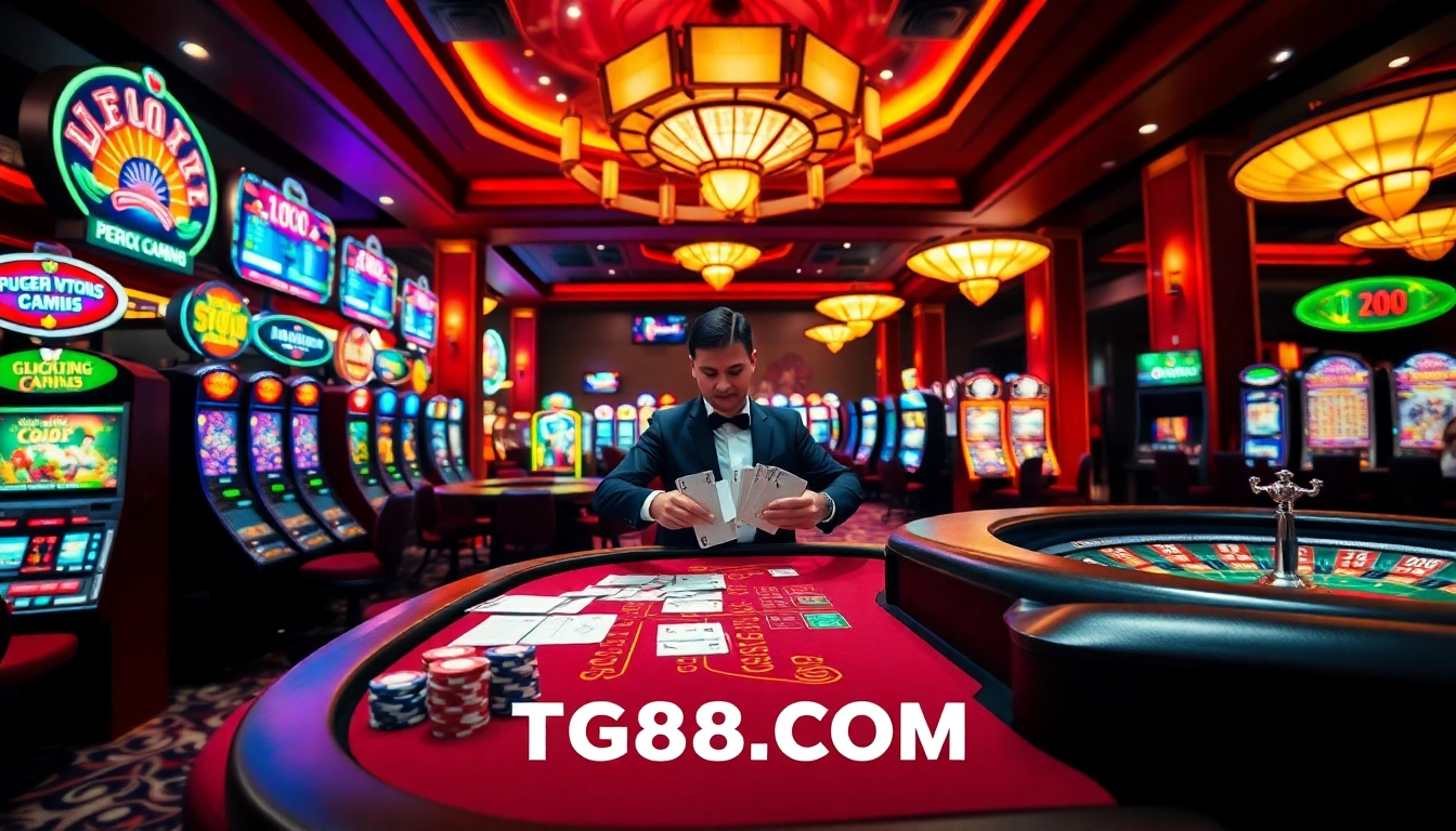 Experience the thrill of winning at TG88.COM with vibrant casino games and professional dealers.
