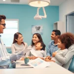 Affordable dental care in Kepong illustrated in a welcoming dental clinic.