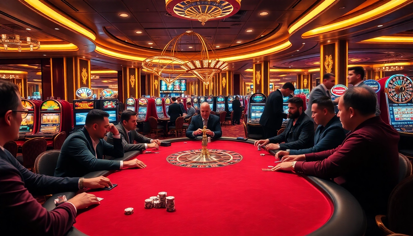 Experience the thrill of high-stakes poker with okbay excitement in a luxurious casino.
