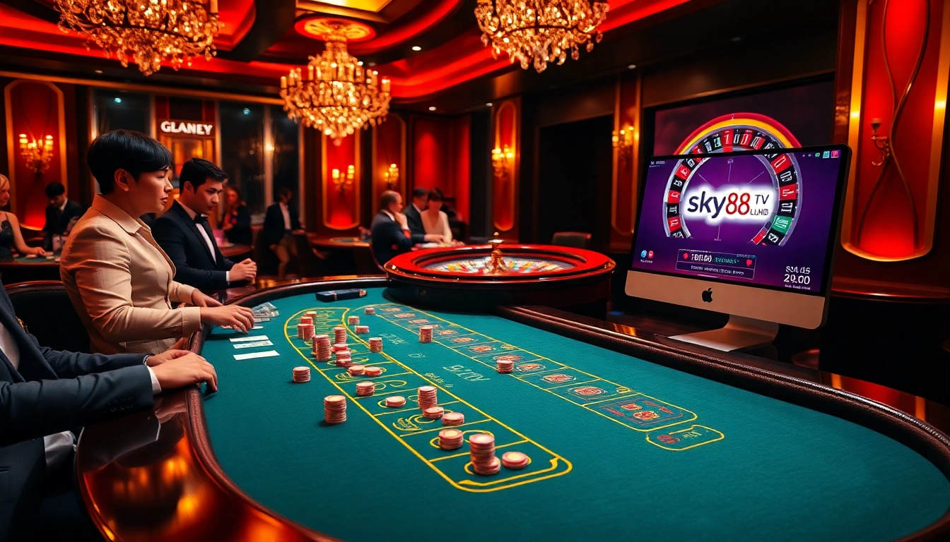 Experience live baccarat action at sky88 tv with vibrant gameplay and engaging atmosphere.