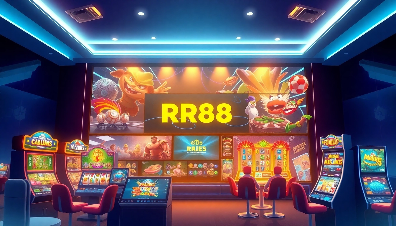 Engaging online gaming interface of RR88 showcasing sports betting, live casino, and slot options.