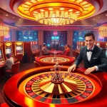 Experience the thrill of RAJABARONG with vibrant slot machines and an engaging roulette table.