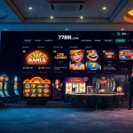 An engaging online gambling interface featuring vibrant games on 789f.com, designed for user-friendly interaction.