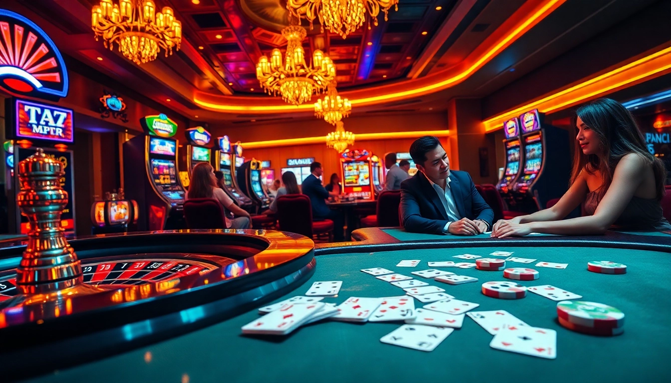 Players enjoying classic games at DA88, a trusted online gambling platform, featuring roulette and poker.