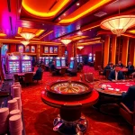 S666 casino vibrant atmosphere showcasing luxurious slot machines and lively gaming tables.
