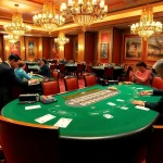 Players strategize at a blackjack table, experiencing excitement at https://xn882025.online/ for better odds.
