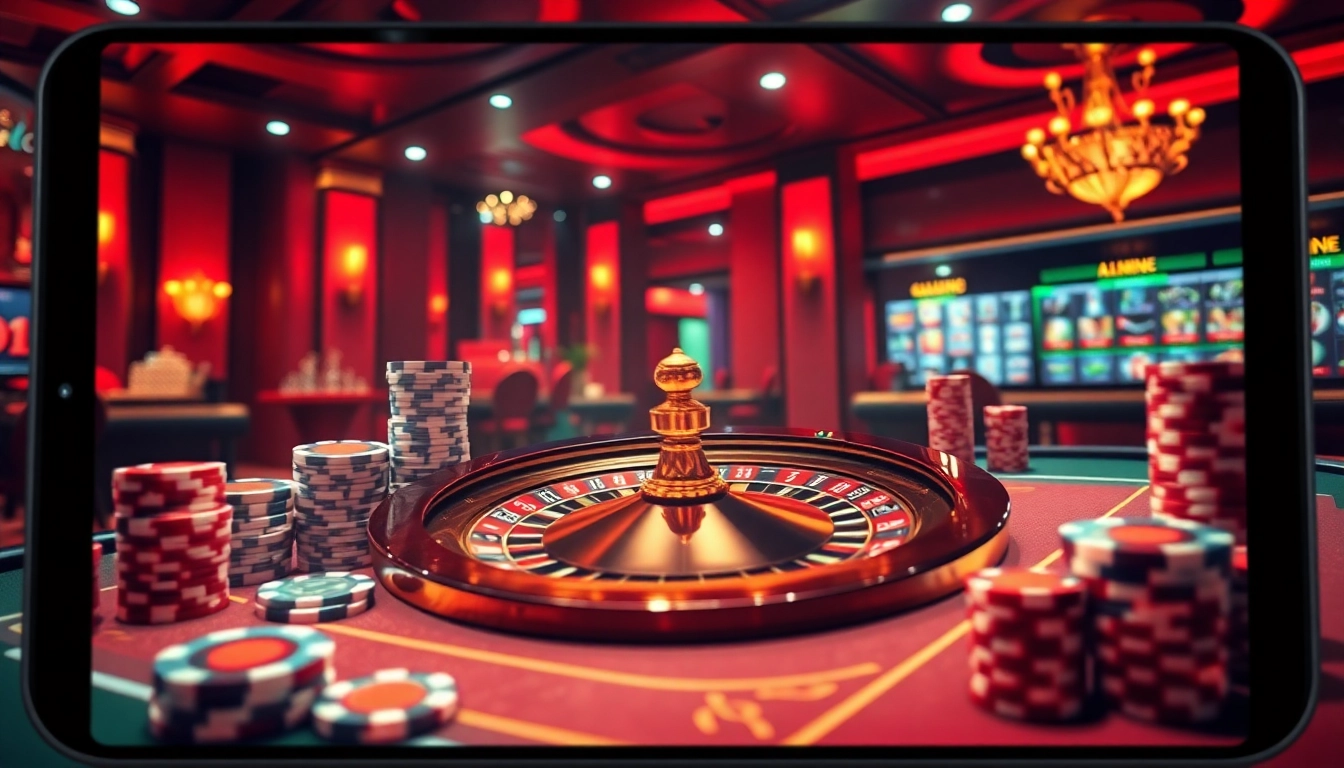A professional gamer placing bets on the online platform https://abc8phi.com/, surrounded by elegant casino elements.