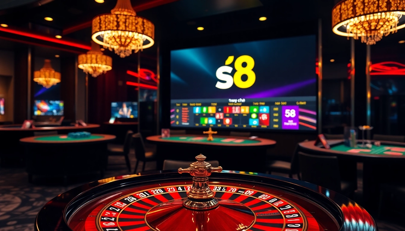 Experience the excitement of gambling on trang chủ s8 with stunning casino visuals and vibrant gaming elements.