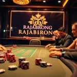 RAJABARONG inspires excitement at a vibrant casino table with poker chips and dice.